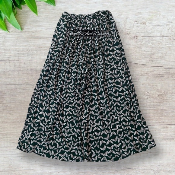 Anthropologie Maeve high waisted butterfly print wide leg pants *shop@iamwarrior - Picture 6 of 12